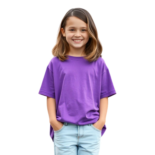 Oversized T-Shirt – Lavender Girls’ Edition