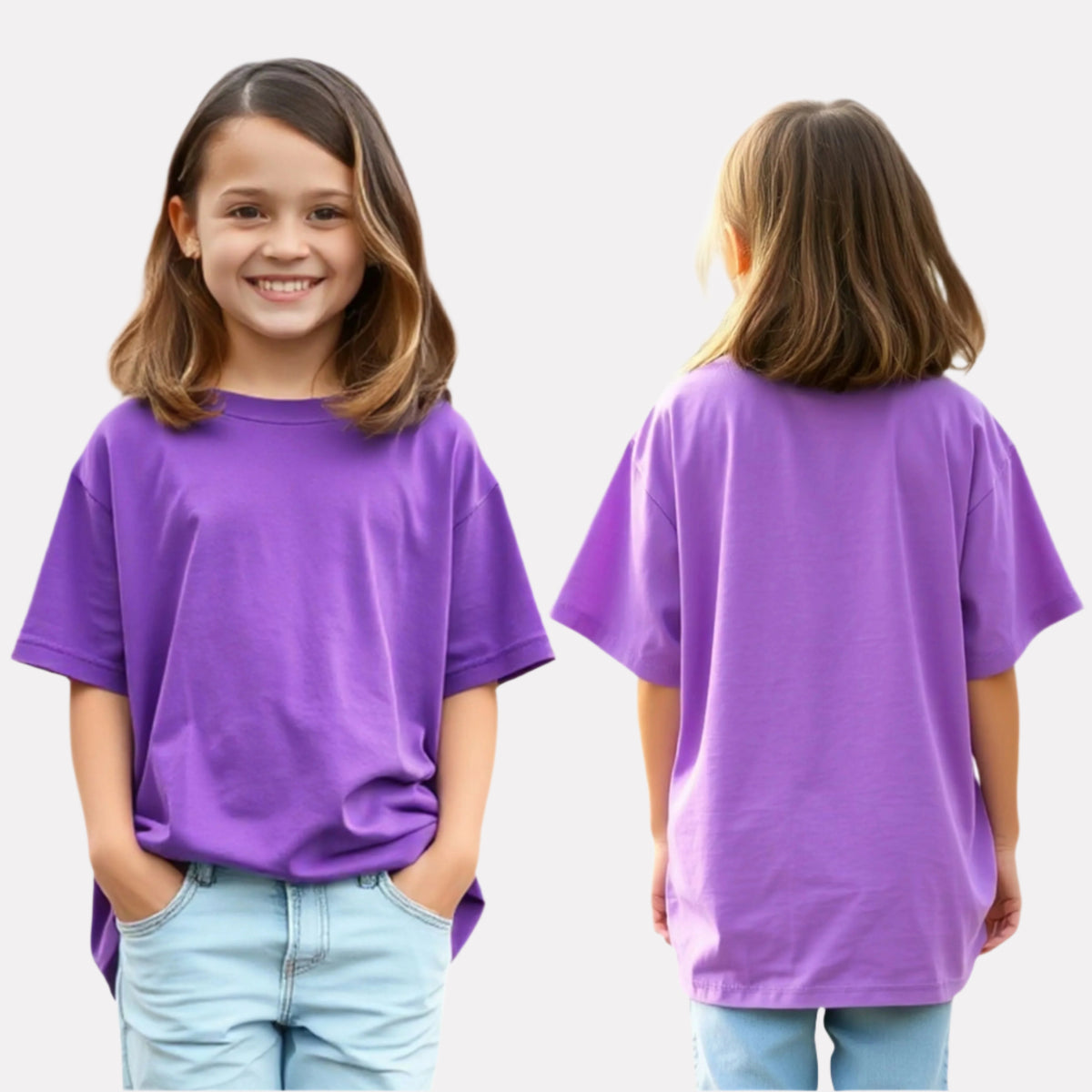 Oversized T-Shirt – Lavender Girls’ Edition