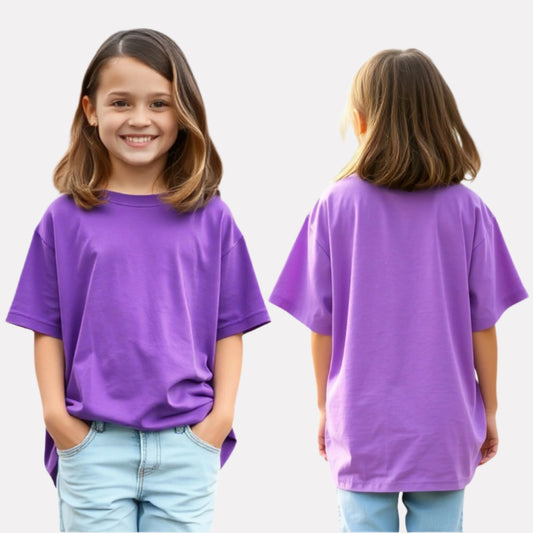 Oversized T-Shirt – Lavender Girls’ Edition