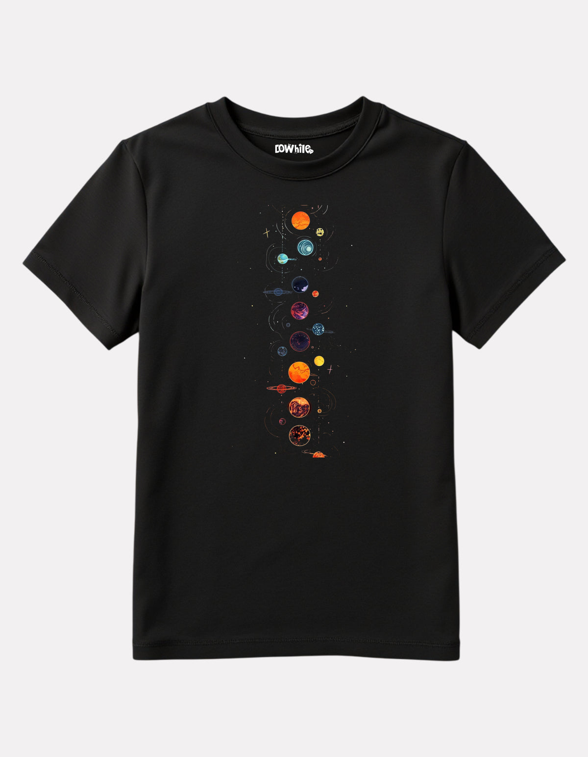 Junior Girls Printed T-Shirt Black Color