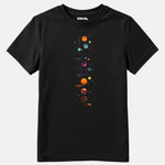 Junior Girls Printed T-Shirt Black Color