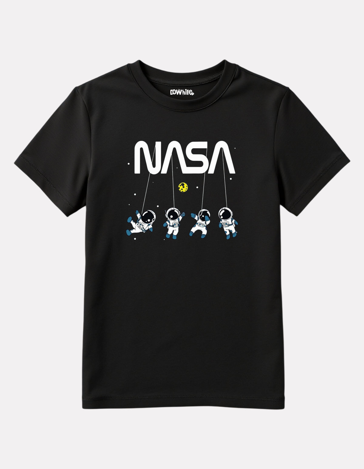 Junior Girls Printed T-Shirt Black Color