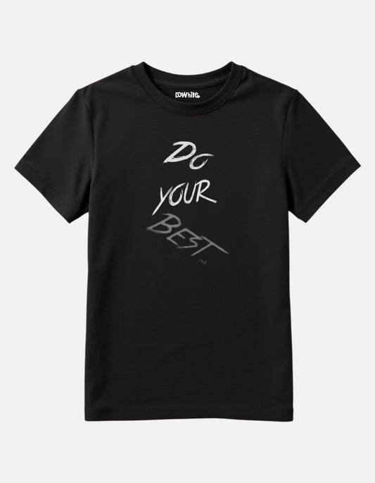 Junior Girls Printed T-Shirt Black Color
