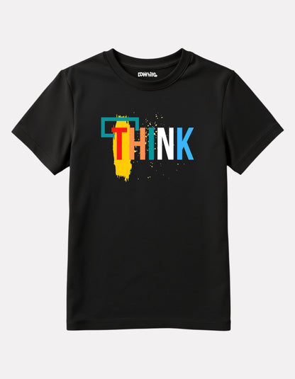 Junior Girls Printed T-Shirt Black Color