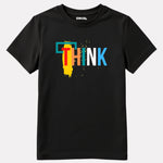 Junior Girls Printed T-Shirt Black Color