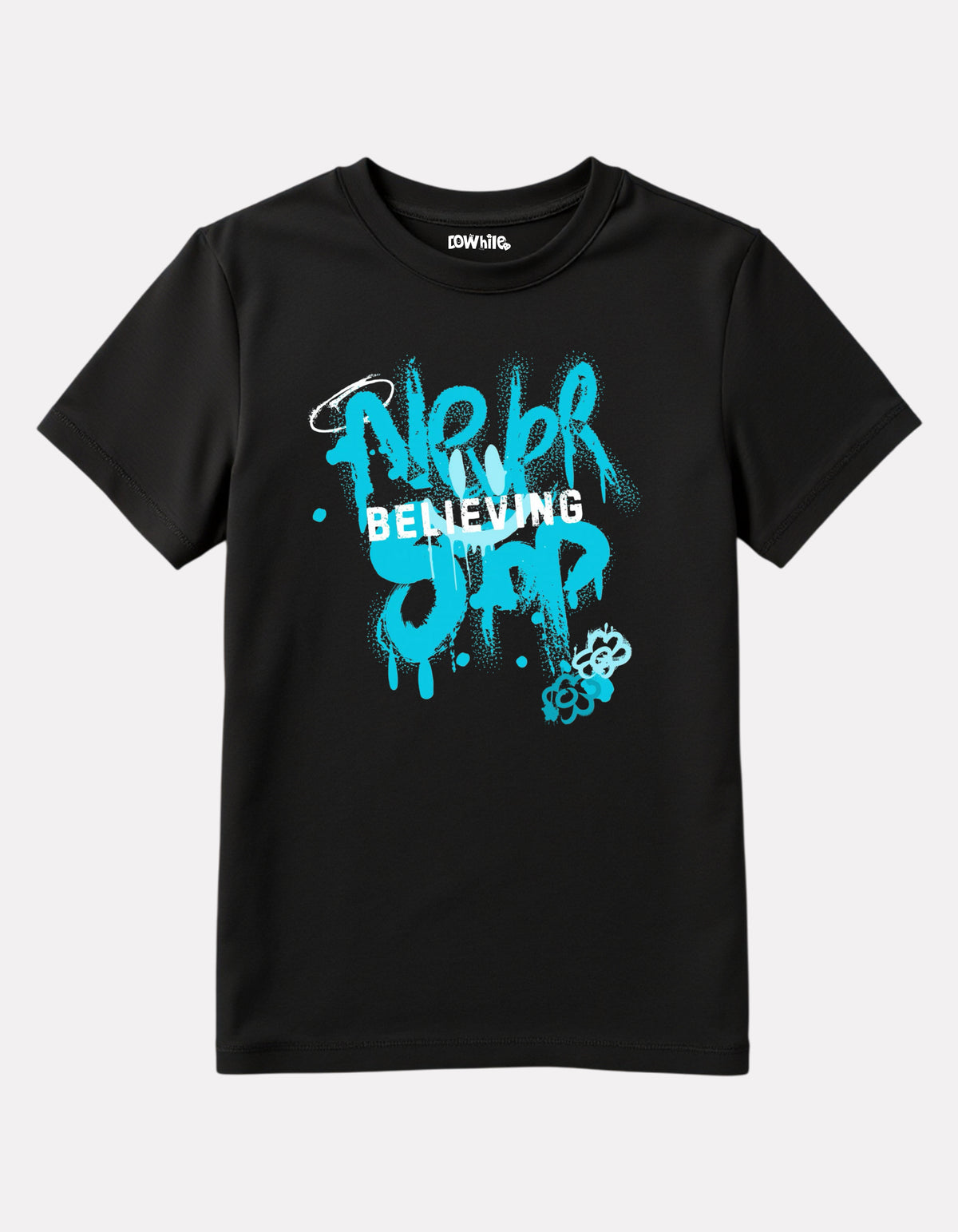 Junior Girls Printed T-Shirt Black Color