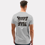 Men's 3-Pack Printed Round Neck Cotton T-Shirts