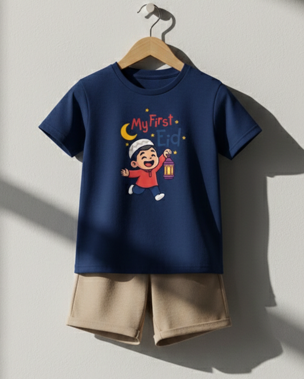 My First Eid T-Shirt Set for Kids Unisex