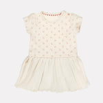 Trendy Kid's Girls Frocks & New Stylish Kids Frock Cotton Dress(White)