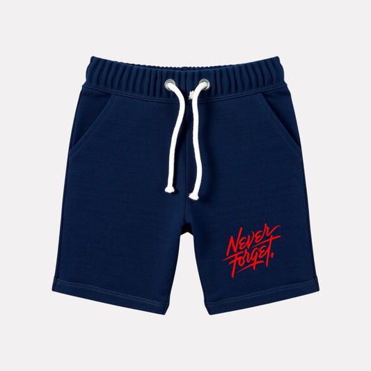 Girl Cotton Regular Fit Casual Shorts (Navy Color)