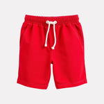 White T-Shirt with Matching Shorts for Boy
