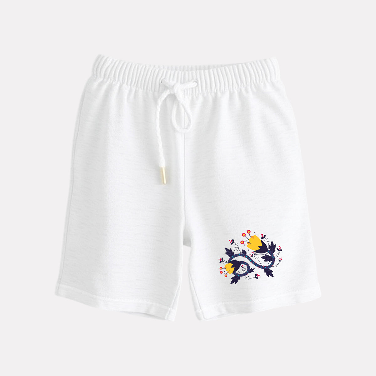 Girl Cotton Regular Fit Casual Shorts