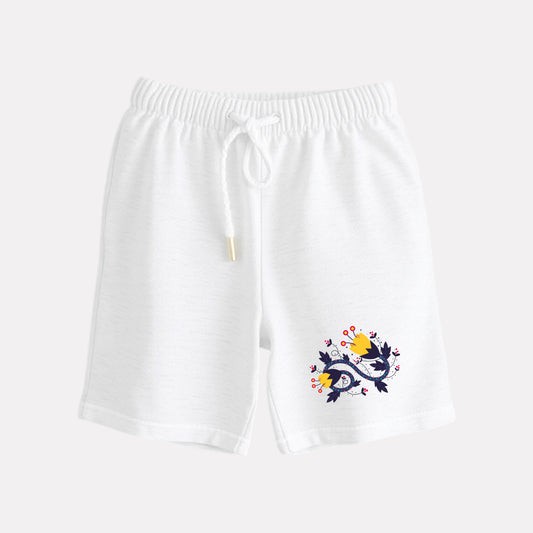 Girl Cotton Regular Fit Casual Shorts