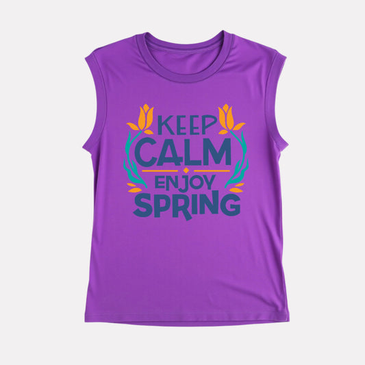 Comfy – Sleeveless T-Shirt for Everyday Wear