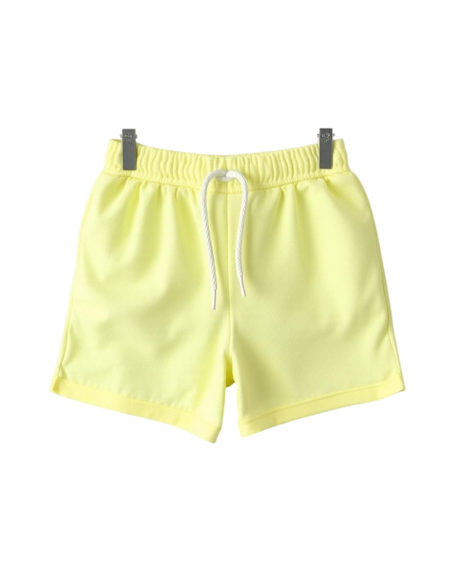 Girls Pack Of 2 Plain Pure Cotton Shorts