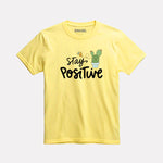 light Yellow Trendy New Style Printed T-Shirt