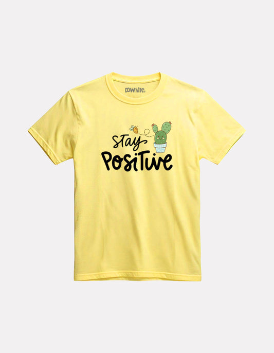 light Yellow Trendy New Style Printed T-Shirt