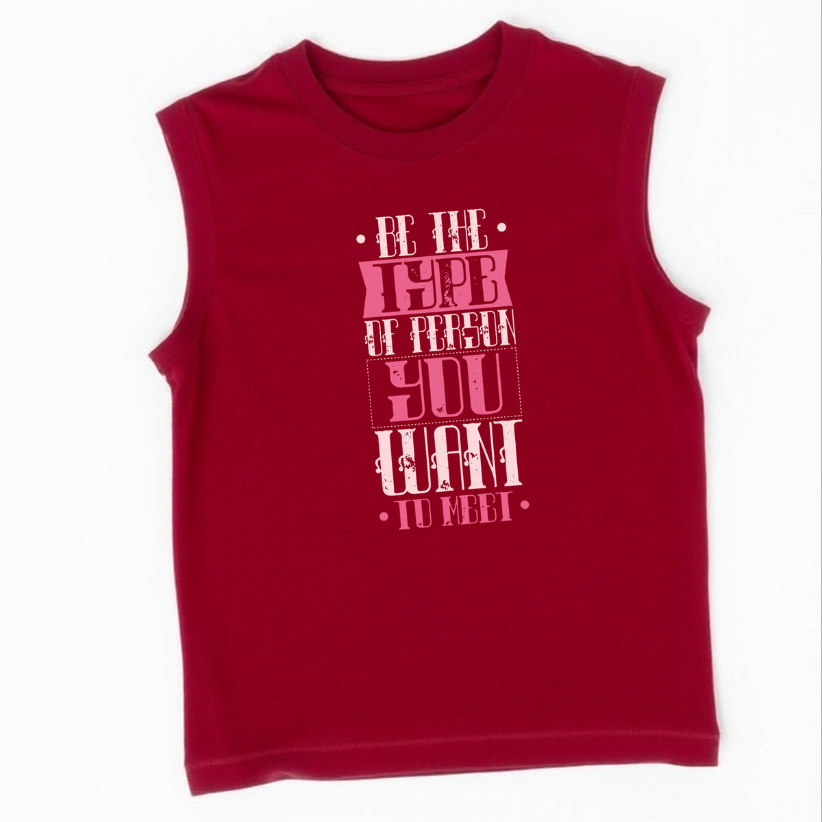 Maroon T-Shirt with Matching Shorts for Boy