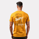 Men's 3-Pack Printed Round Neck Cotton T-Shirts