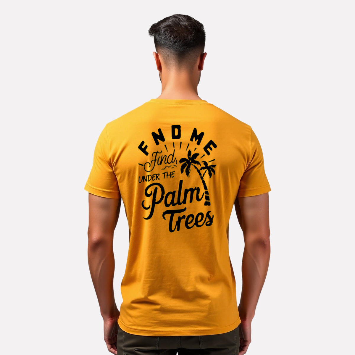 Men's 3-Pack Printed Round Neck Cotton T-Shirts