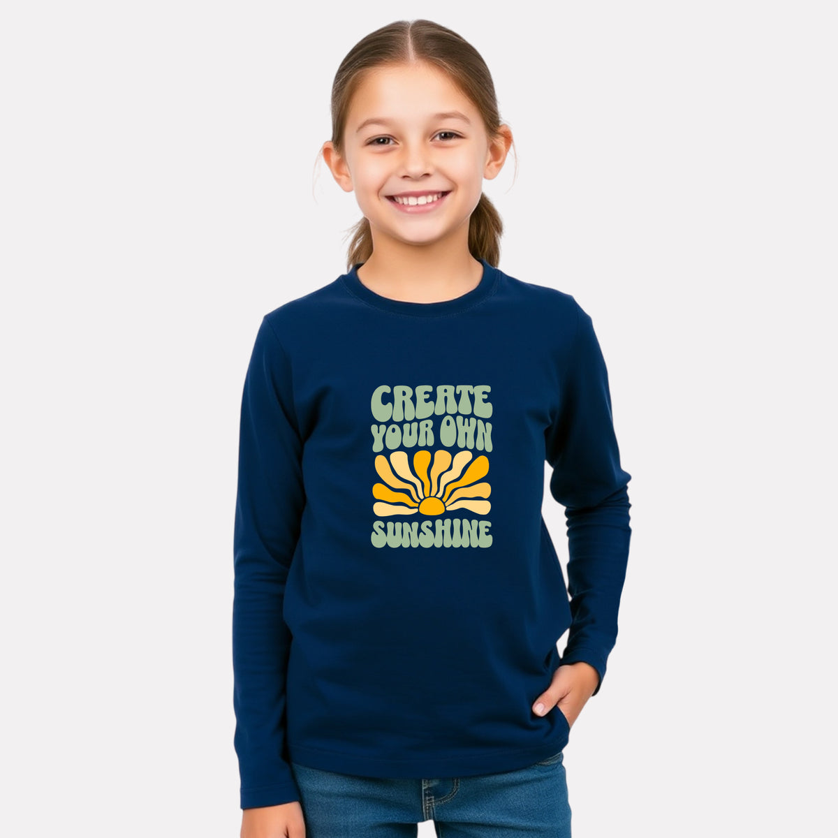 Comfy Cotton Round Neck Full Sleeve T-Shirt