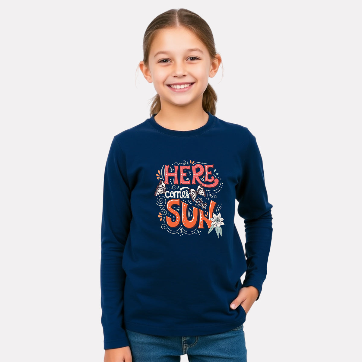 Comfy Cotton Round Neck Full Sleeve T-Shirt