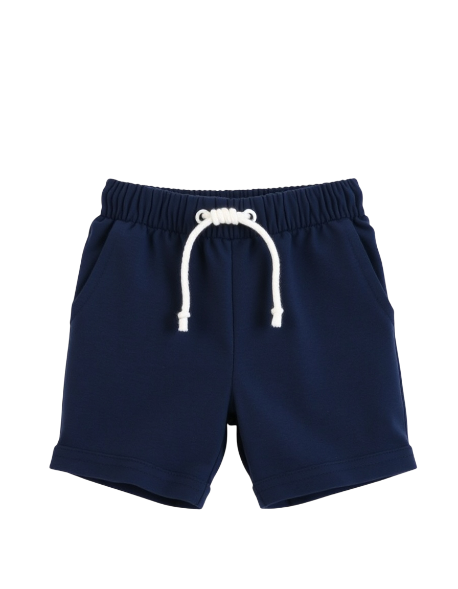 Boy Pack Of 2 Plain Pure Cotton Shorts