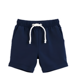 Yellow T-Shirt Printed with Navy Blue Shorts Set
