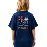 Girls Printed Extended Sleeves Oversized T-shirt