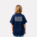 Girls Printed Extended Sleeves Oversized T-shirt