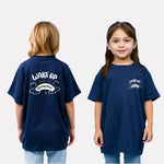 Girls Printed Extended Sleeves Oversized T-shirt