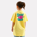 Girls Printed Extended Sleeves Oversized T-shirt