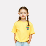 Girls Printed Extended Sleeves Oversized T-shirt