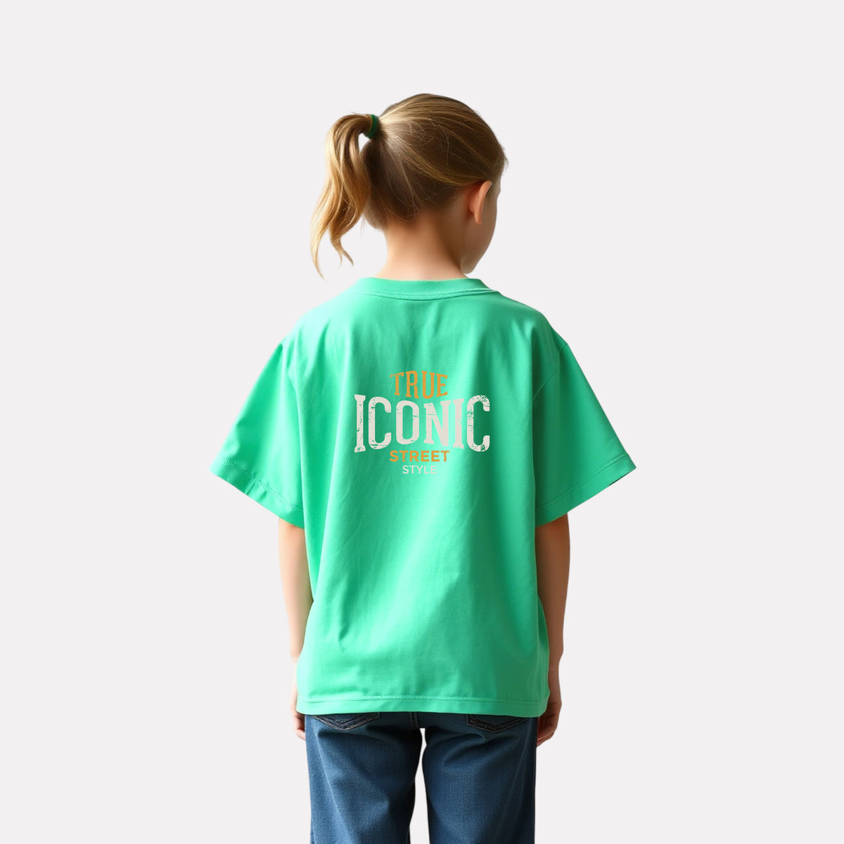 Extended Sleeves Oversized Cotton T-Shirt