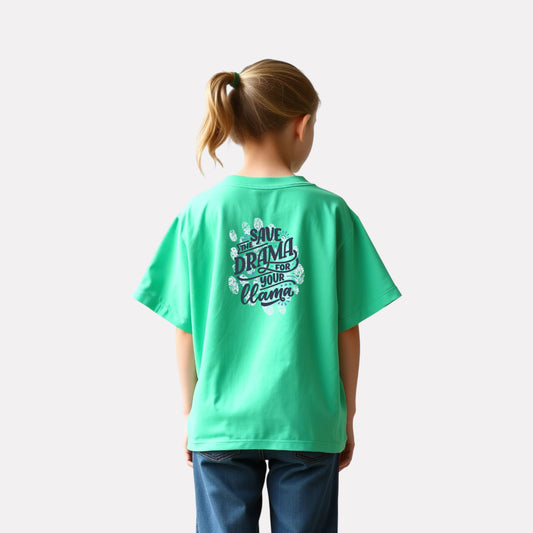 Extended Sleeves Oversized Cotton T-Shirt