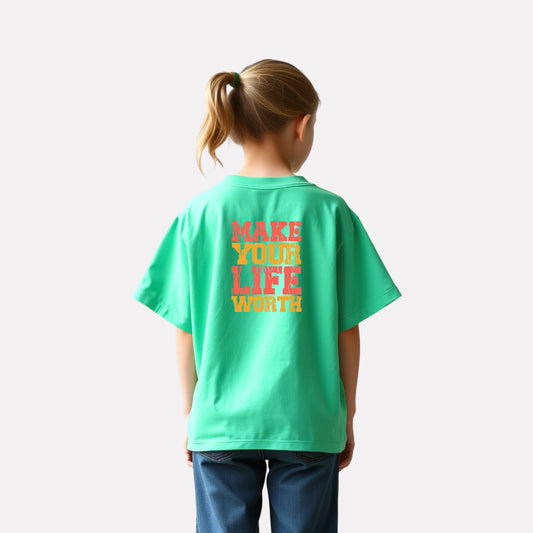 Extended Sleeves Oversized Cotton T-Shirt