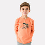 Full Sleeve Printed T-Shirt for Boys – Peach