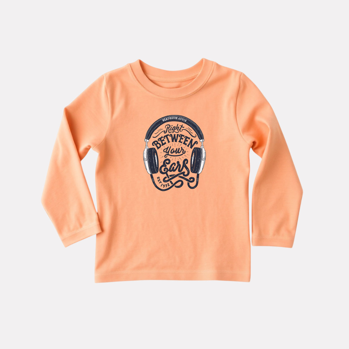 Full Sleeve Printed T-Shirt for Boys – Peach