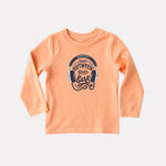 Full Sleeve Printed T-Shirt for Boys – Peach