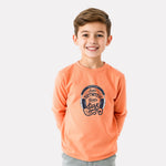 Full Sleeve Printed T-Shirt for Boys – Peach