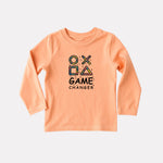 Full Sleeve Printed T-Shirt for Boys – Peach