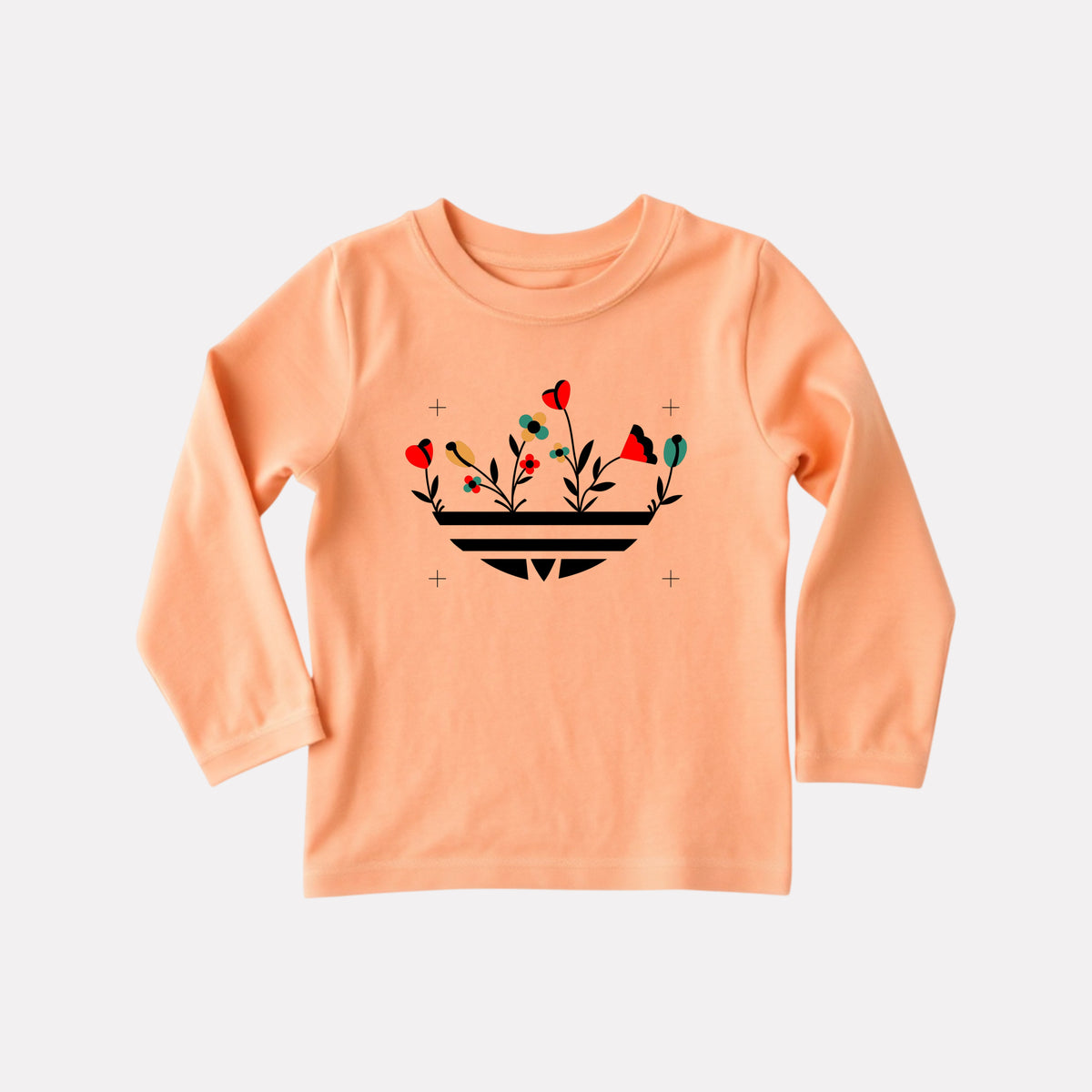 Casual Cotton Full Sleeve Round Neck T-Shirt