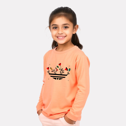 Casual Cotton Full Sleeve Round Neck T-Shirt