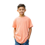 Peach Oversized T-Shirt with Extended Sleeves