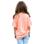 Peach Oversized T-Shirt with Extended Sleeves