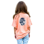 Peach Oversized T-Shirt with Extended Sleeves