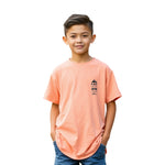 Peach Oversized T-Shirt with Extended Sleeves
