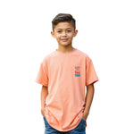 Peach Oversized T-Shirt with Extended Sleeves