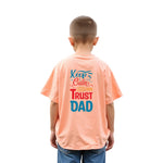 Peach Oversized T-Shirt with Extended Sleeves