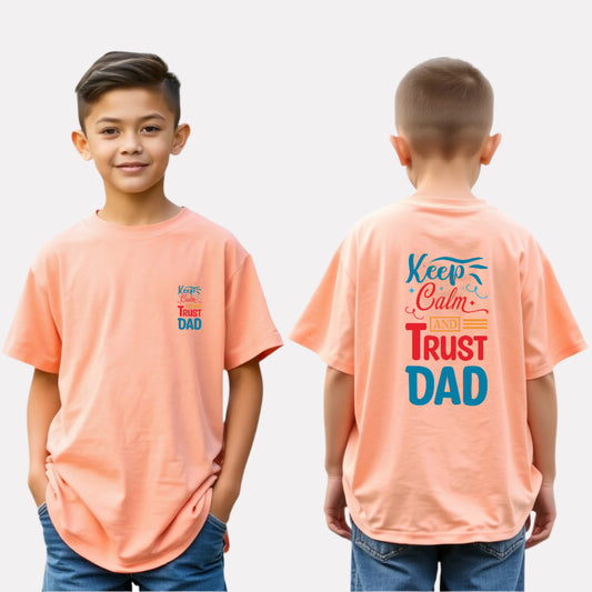Peach Oversized T-Shirt with Extended Sleeves
